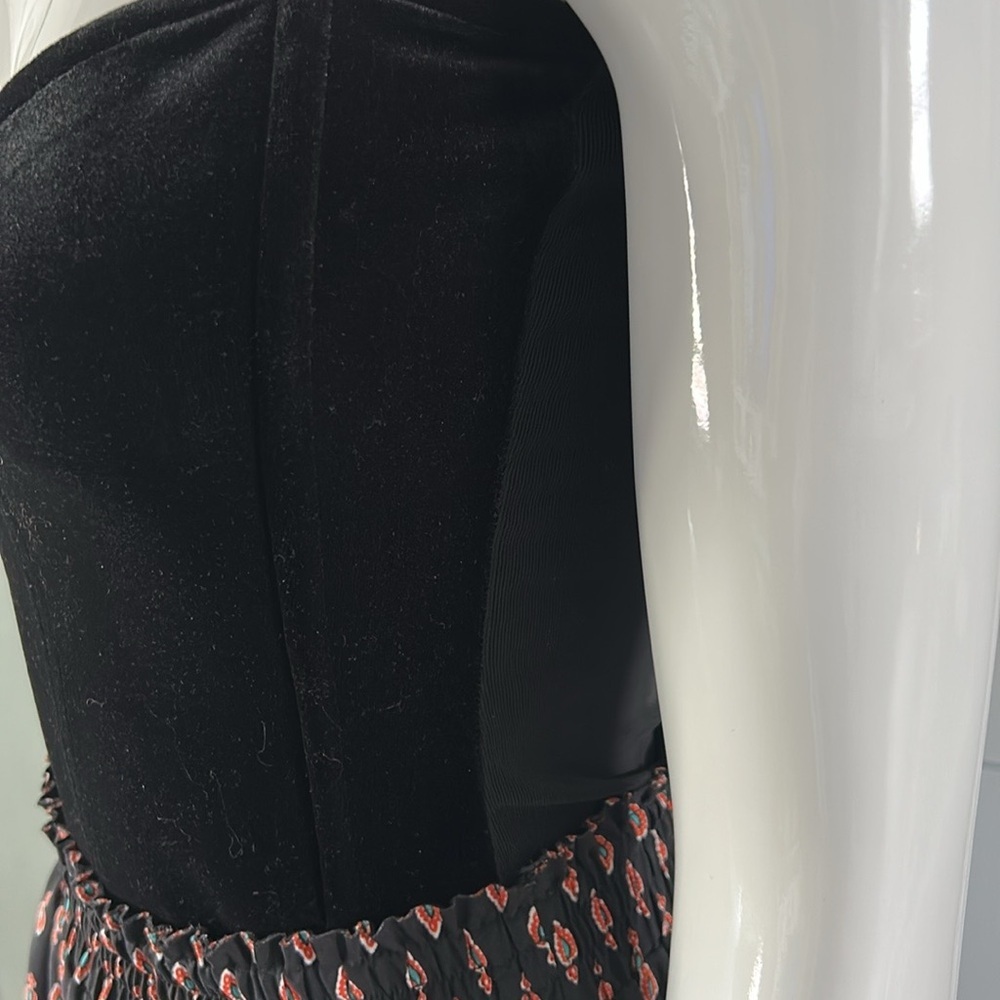 Leith Velvet Stretch Bustier - Picture 6 of 13